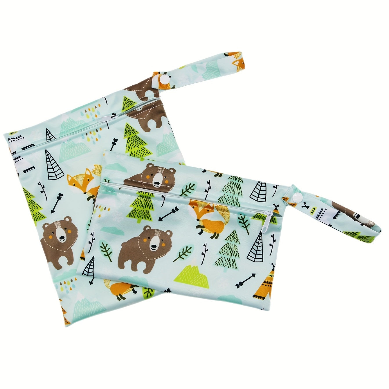 Bear Print Diaper Bag Set - Cute and Functional