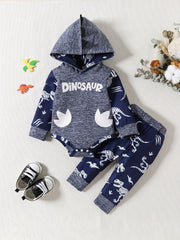 Infant Hooded Romper & Long Sleeve Bodysuit Set