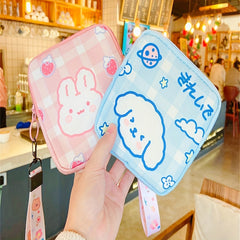 Portable Cartoon Sanitary Bag for Cosmetics Storage