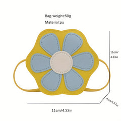 Kids Flower Crossbody Bag Mini Coin Purse for Girls
