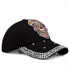 Skull Couple Baseball Cap Cartoon Patch Dad Hat Y2K Hip Hop Sun Hats