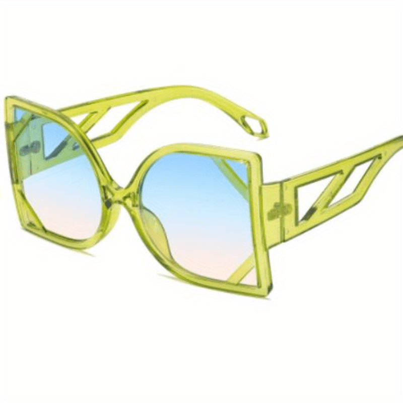 Men's Polarized Cat Eye Sunglasses Large Frame Glasses