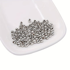 Perforated Iron Beads Round Beads Tube Position Beads DIY Jewelry