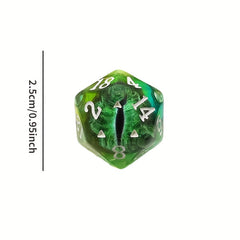 Dragon Eye Dice Resin Home Art Ornaments 20 sided Dice Decorations
