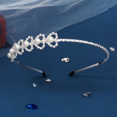 Heart Shape Rhinestone Bridal Headband for Wedding