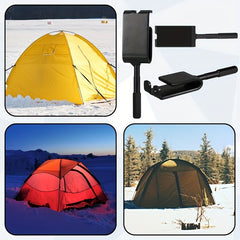 Ice Anchor Drill Adapter for Setting Up Ice Fishing Shelter Tent