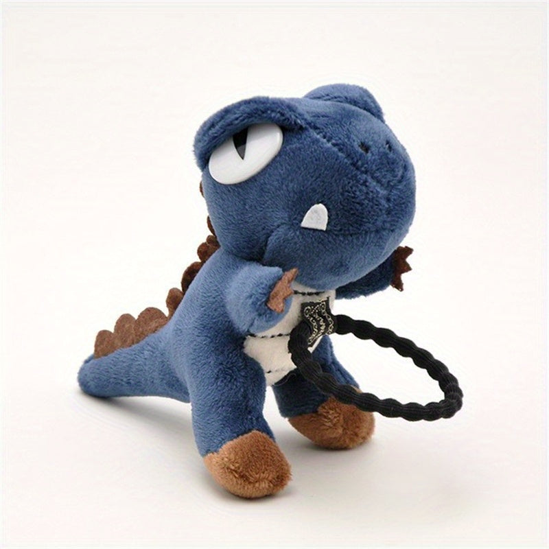 Plush Dinosaur Hair Ties for Girls