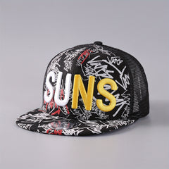 Hip Hop Letter Embroidered Baseball Cap for Band Performance