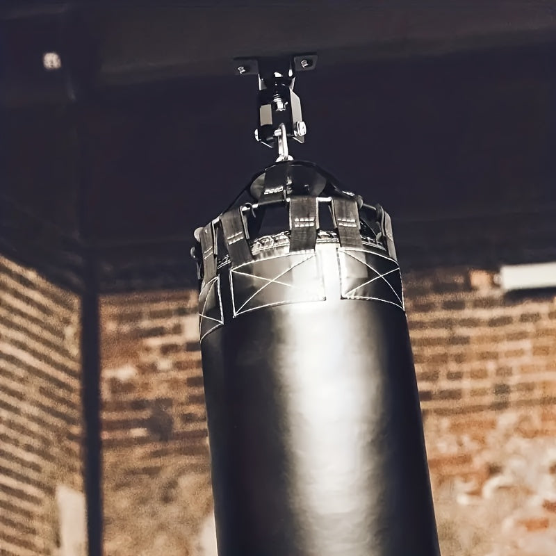 360 Rotating Boxing SandBag Holder with Fixed Buckle and Hanging Hook