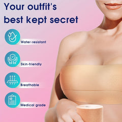Invisible Breast Lifting Tape Support with Nipple Pasties