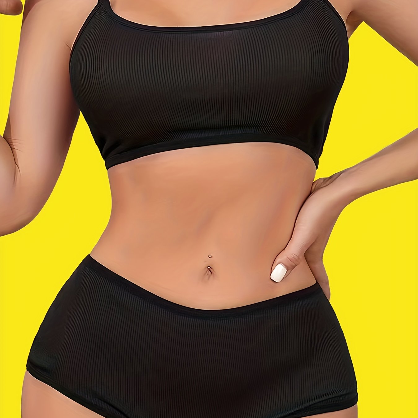 Solid Full Coverage Bra & Panties Set