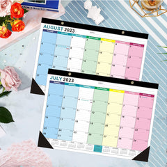 2023 Wall Calendar 17x12In Matte Cover Transparent PVC Writing Paper Printing