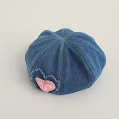 Kids Love Cowboy Beret Pumpkin Hat