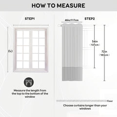Eyelet Thermal Blackout Curtain Wave Line Dots Bedroom Living Room Decor