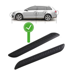 2Pcs Car Bumper Protector Self Adhesive Guard Strip Anti Scratch SUV Truck