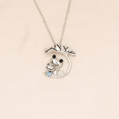 Cartoon Frog Pendant Necklace Decorative Jewelry Gift For Girls