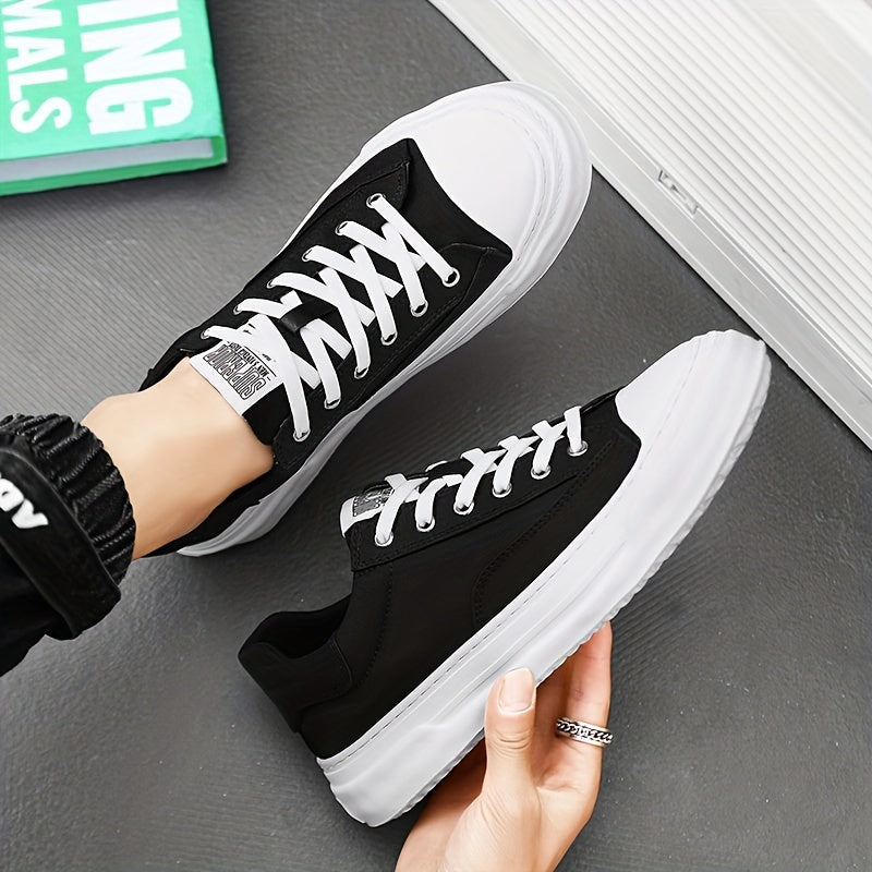 Men's Casual Skate Shoes Lace-up Walking Sneakers
