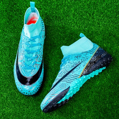 High Top Anti Skid Turf Soccer Cleats Women Men