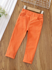 Toddler Girls Skinny Jeans High Waisted Stretch Denim Pants