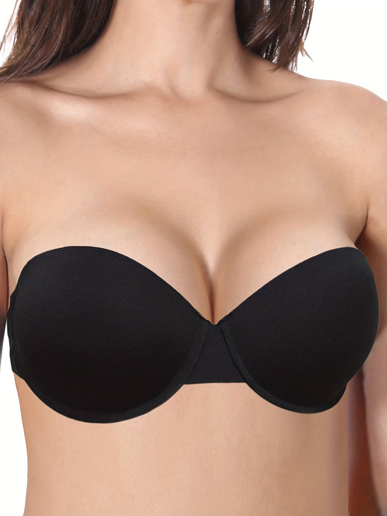 Strapless Push Up Bra Comfy & Breathable Women's Lingerie