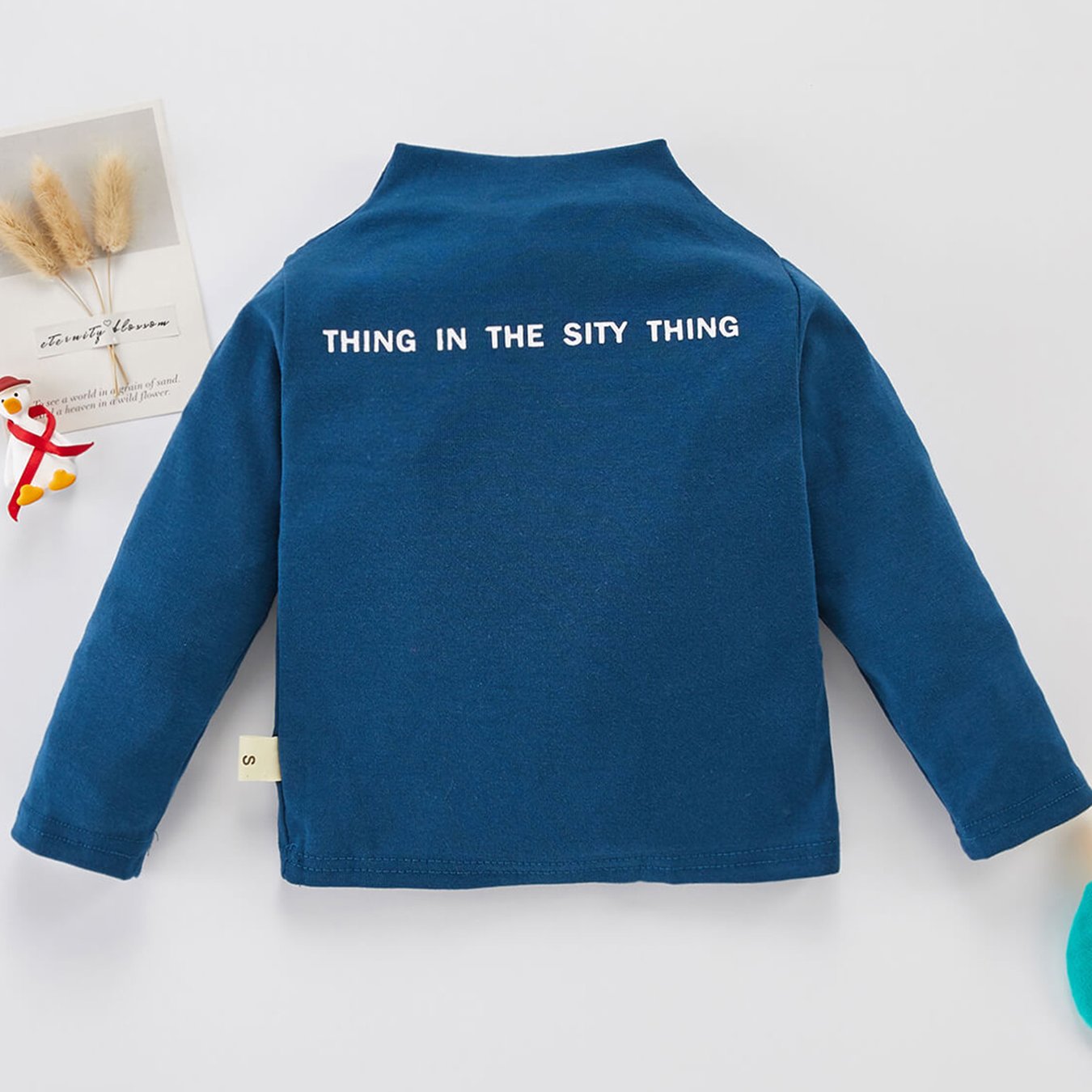 Toddler Boys Basic Letter Printed Solid Pure T shirt