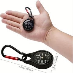 Outdoor Survival Compass Keychain for Travel Camping Hiking