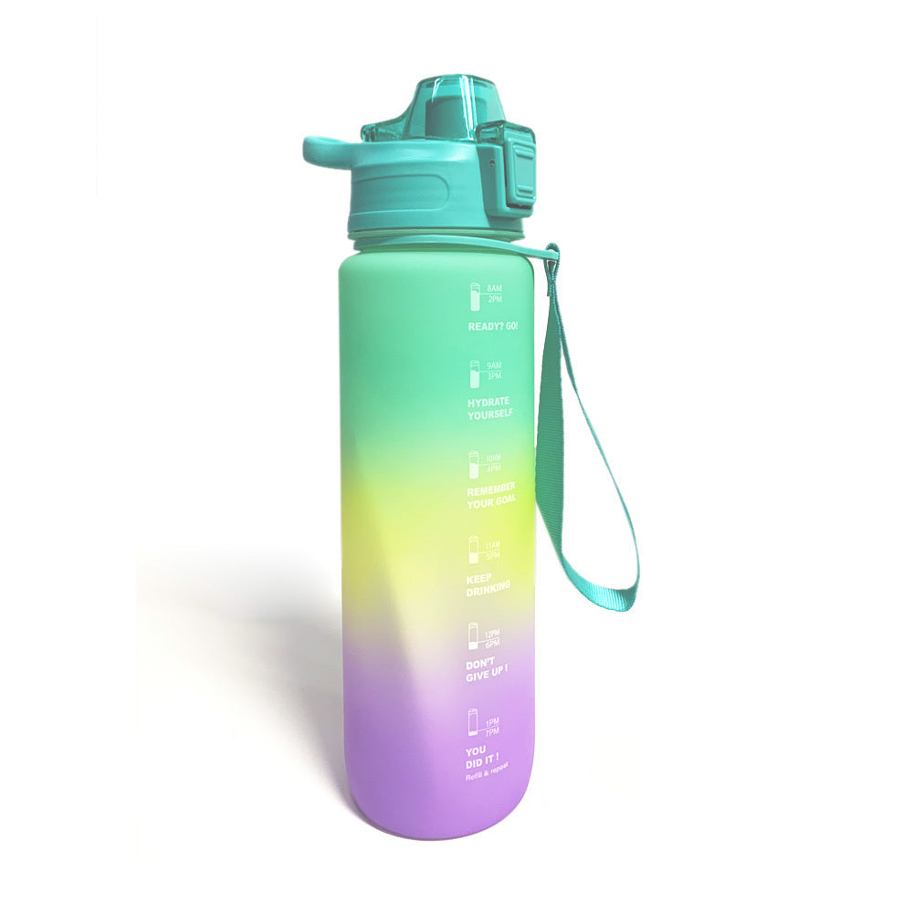 Gradient 1L Water Bottle with Straw