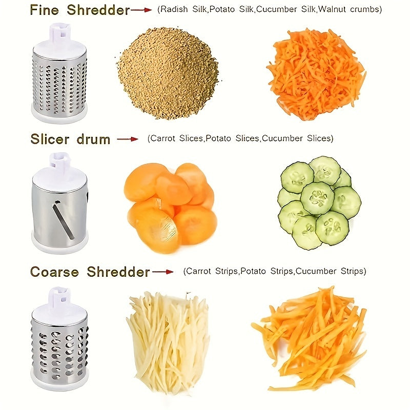 4in1 Vegetable Cutter Slicer Grater Multifunctional Fruit Slicer