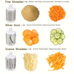 4in1 Vegetable Cutter Slicer Grater Multifunctional Fruit Slicer