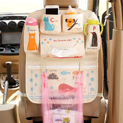 Multifunctional Car Seat Back Storage Bag Organizer