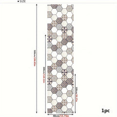 Thickened Simulation Tile Retro Pattern Floor Sticker Waterproof Home Decoration