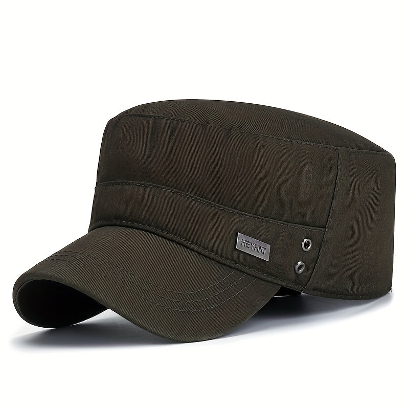 Military Cap Classic Cotton Flat Caps Outdoor Sun Protection Casual Hat