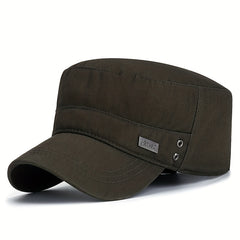 Military Cap Classic Cotton Flat Caps Outdoor Sun Protection Casual Hat