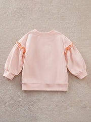 Cute Cartoon Bear Long Sleeve Sweatshirt for Girls