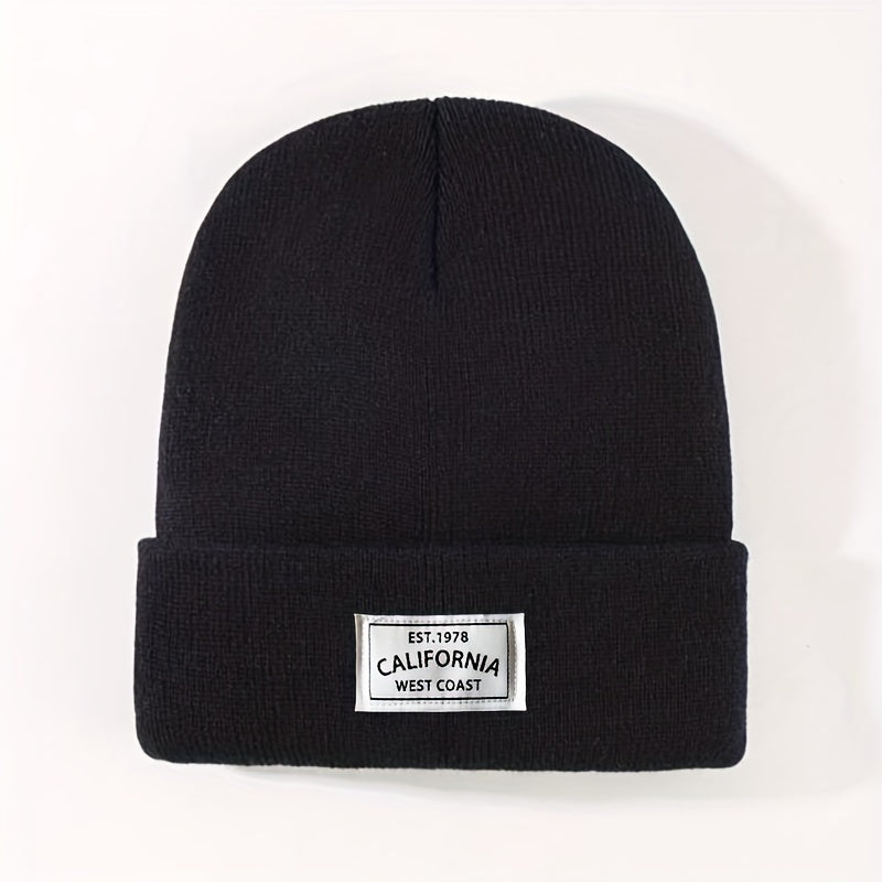 Winter Warm Knitted Hat Outdoor Beanie Ear Protection Hat