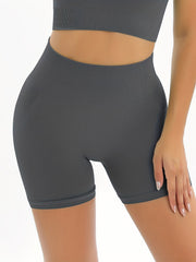 Seamless Butt Lifting Yoga Shorts High Stretch