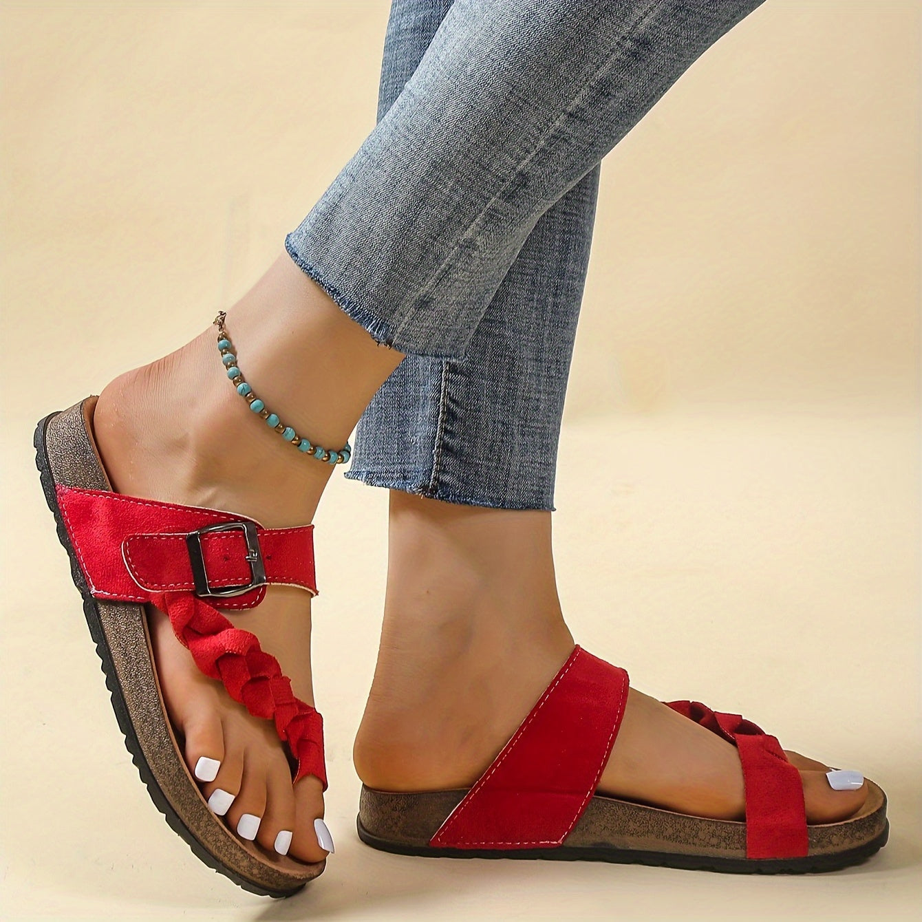 Women's Flat Sports Sandals Wear Resistance Outdoor Slides