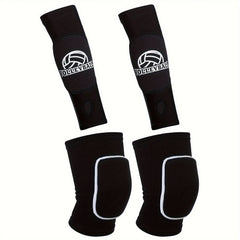 Women's Volleyball Knee Pads & Arm Sleeves Set - Protective Gear for Girls