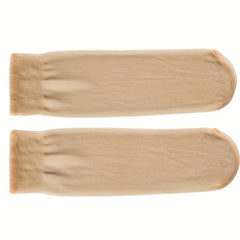6 Pairs Sheer Mid Tube Socks Ultra Thin Invisible Anti Hook Stockings & Hosiery