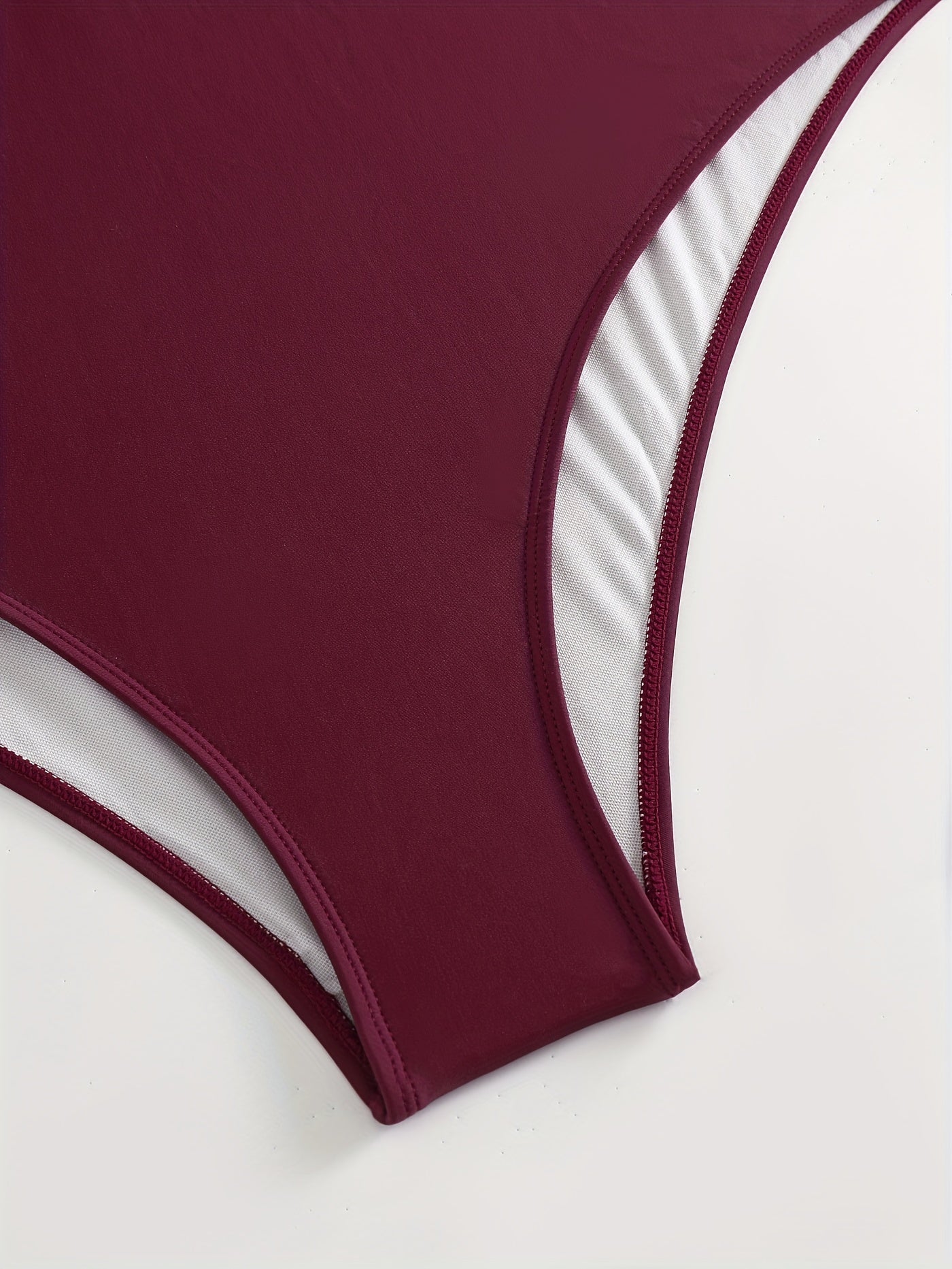 Colorblock Striped V Neck One Piece Swimsuit