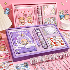 Dreamy Promise Gift Set Journal Notebook Tape Sticky Notes Stickers