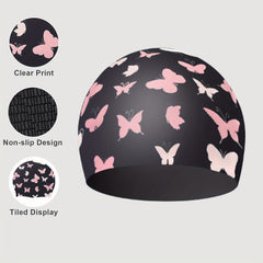 Cartoon Animal Print Silicone Swimming Cap