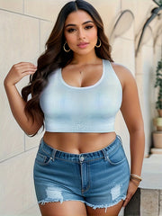 Ribbed Seamless High Impact Sports Bra