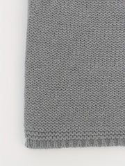 Solid Drop Shoulder Long Sleeve V Neck Knit Hooded Dress