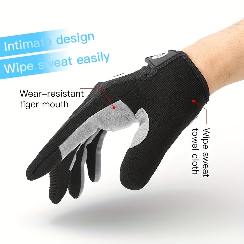 Breathable Non-slip Touch Screen Gloves for Outdoor Activities