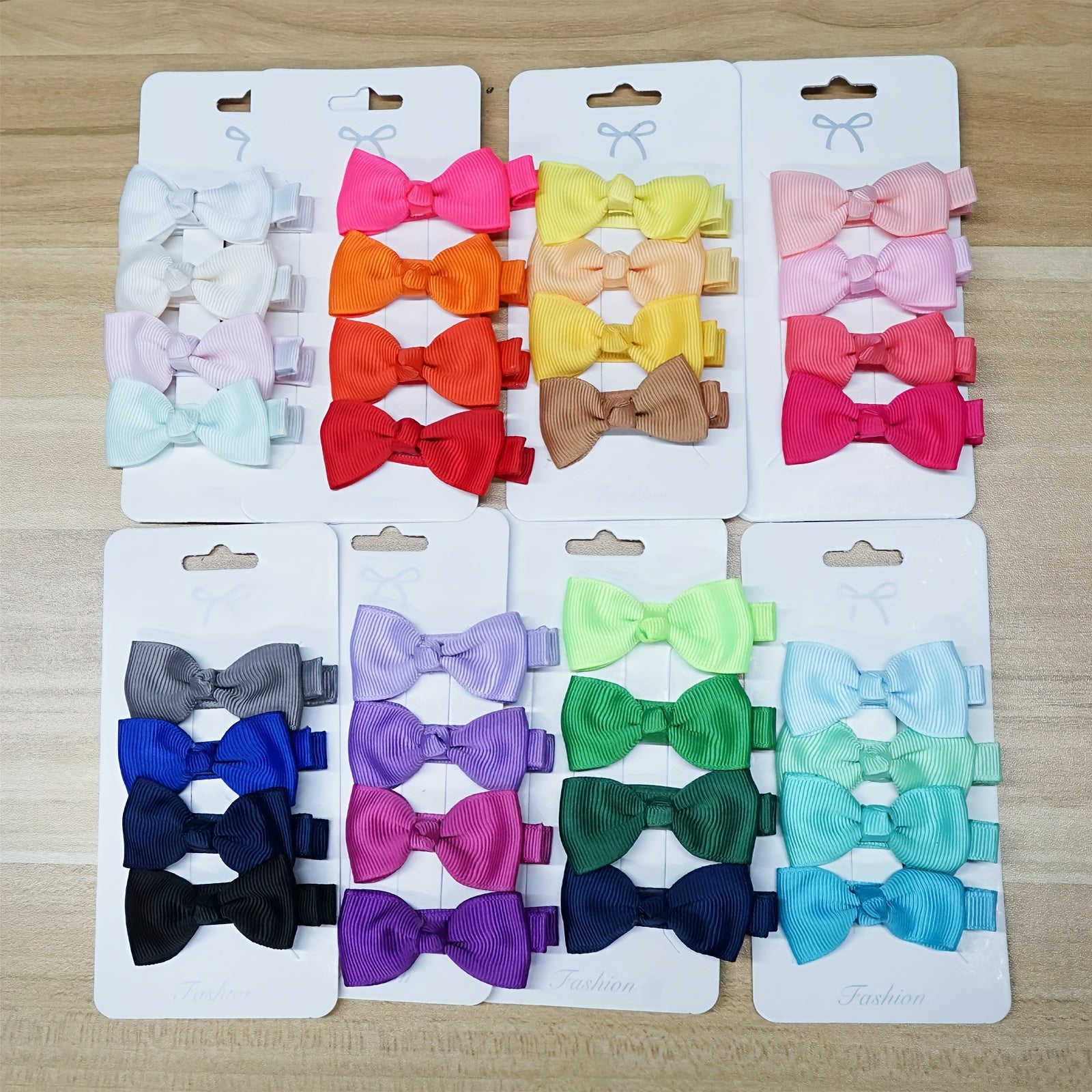 4pcs Girls Candy Bow Hair Clip And Sweet Hair Accessories