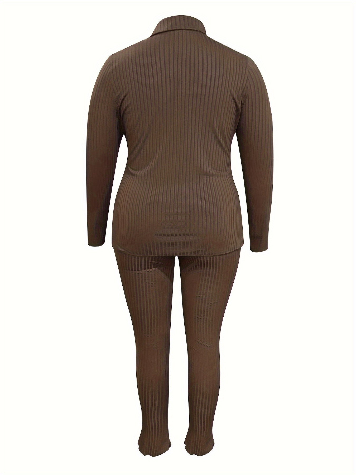 Sexy Outfits: Ribbed Knit Top & Pants Set