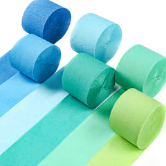 6pcs Rainbow Party Streamers For Party Decorations