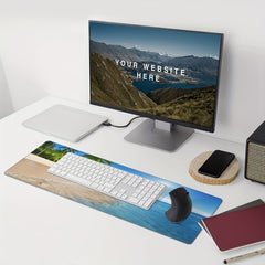 Extended XL Beachy Mousepad Desk Pad Large Rubber Mice Pads