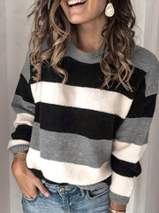 Striped Long Sleeve Sweater
